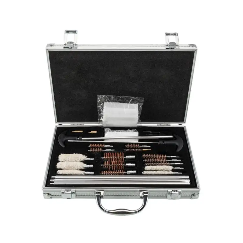 

barrel pipe copper brush cleaning kit polishing rust remove tools aluminum box 3pcs copper tube clean set steel wool brush