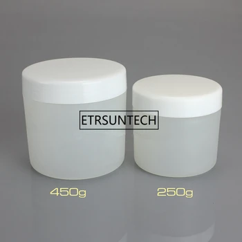 

250g 450g Empty Plastic Cream Jar Eye Shadow Cosmetic Container Makeup PP Refillable Box F1758