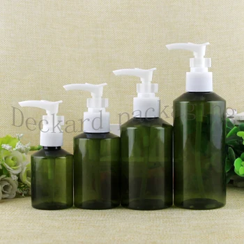 

20pcs/lot PET Lotion Pump Bottle,Round Plastic Cosmetic Container,150ml 200ml Empty Shampoo Sub-bottling,Essential Oil Bottle