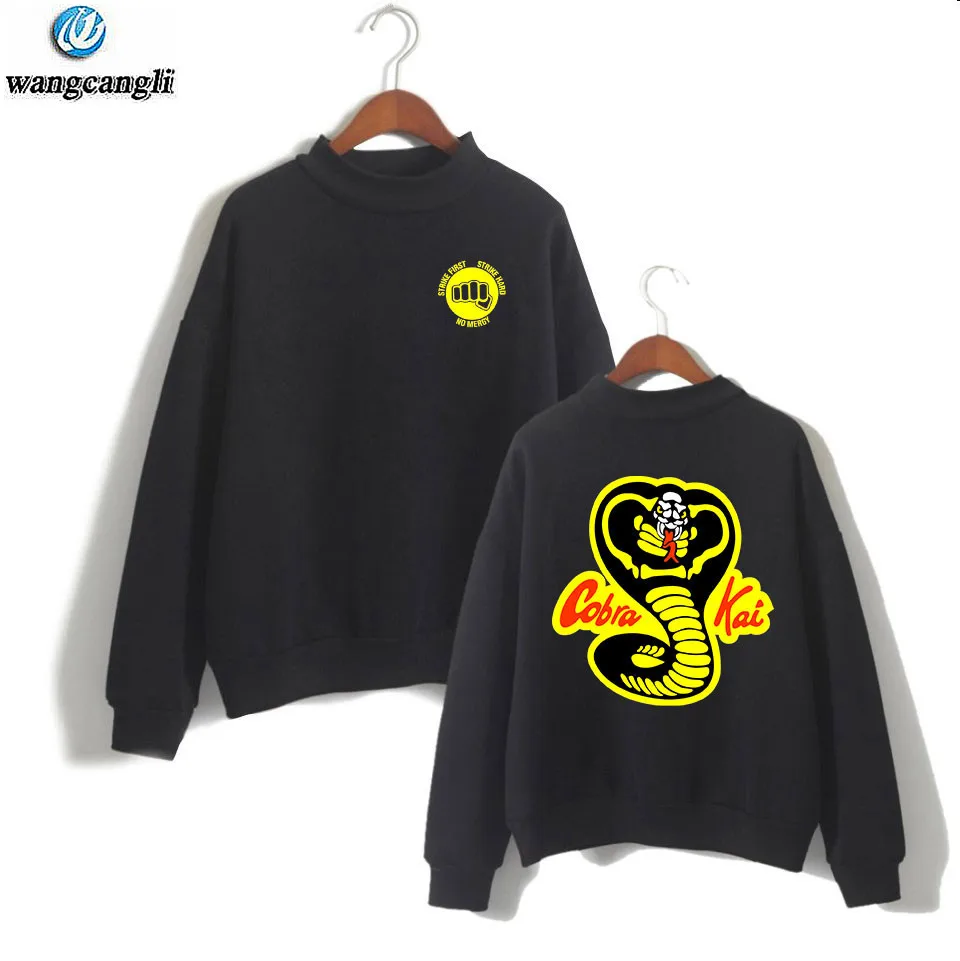 Cobra Kai Jumper The Karate Kid Strike First No Mercy Men Adult Kids Jumper Top
