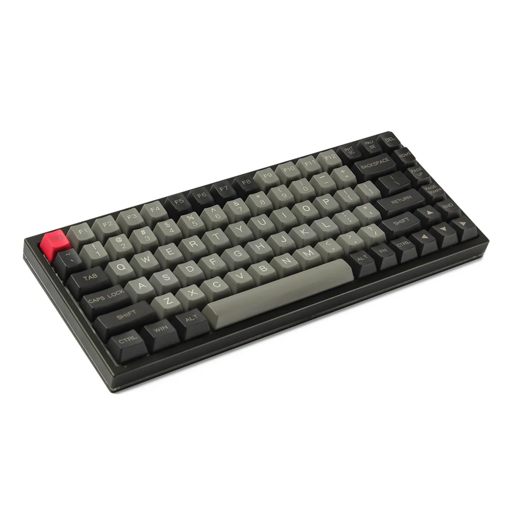 

Customized YMD75 84 Full Kit CNC Aluminum Case PCB Plate Switches Underglow RGB For 84 Mechanical Keyboard Fast Free shipping