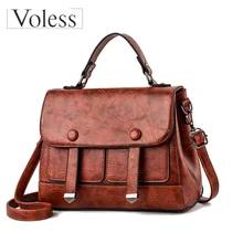New Famous Brand PU Leather Bag Crossbody Bags for Women 2019 High Quality Tote Shouler Bag Luxury Handbags Women Bags Designer 2017 soft leather lattice stitching 3 layers of space women tote bags handbags women famous brand casual crossbody bag
