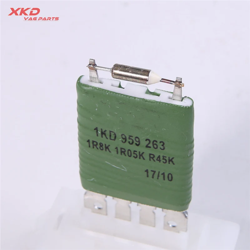 Heater Fan Blower Motor Tandem Resistor Regulator For V-W Je-tta Golf MK5 MK6 1K0 959 263 A 1K0959263A