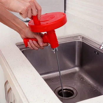

5M Manual Drain Cleaner Toilet Sewer Home Pipe Hand-Operated Drain Clog Remover Sink Plumbing Cleaning Tool