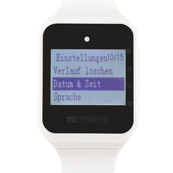 Retekess td108 multi-idioma sem fio relógio receptor
