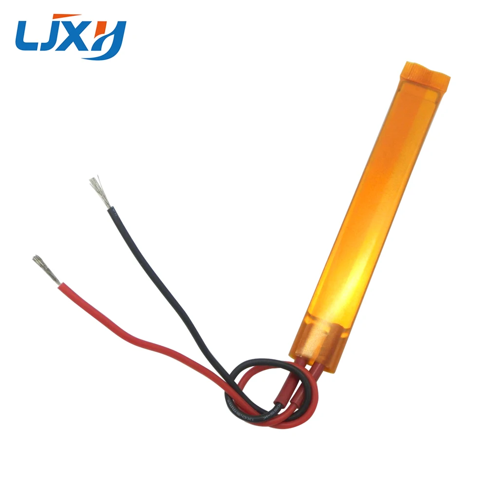 

LJXH 2PCS AC 12V Insulated Thermistor PTC Film Heating Element Constant Temperature 80/120/200 Degrees Size 100x15x3.5mm