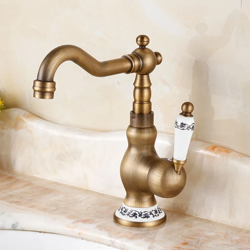 Senlesen-Bathroom-Sink-Faucet-Antique-Brass-Single-Handle-Hole-Deck-Mount-Mixer-Water-Tap-Basin-Faucet (5)