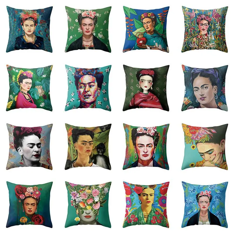 

Peach Skinny Character Printed Pillowcase Cover Home Garden Home Textile Flower Drawing Pillow Case