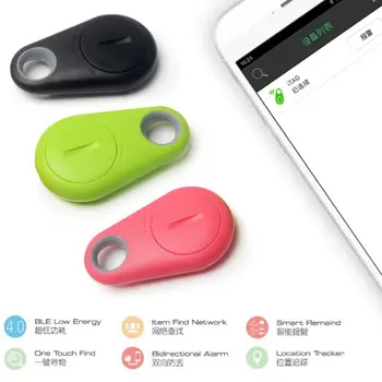 

Aipinchun Pet Dog Tracker Finder With Button Cell Smart Bluetooth Tracer GPS Locator Tag Alarm Wallet Key Colors