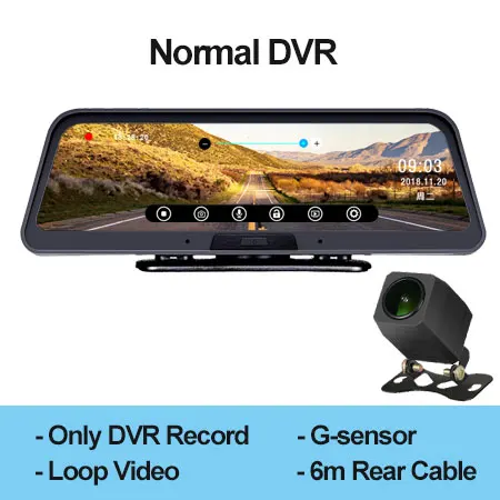 ANSTAR 4G Dash Cam Android Dashboard Автомобильная камера WiFi gps ADAS Автомобильный видеорегистратор 1080P видео регистратор авто камера заднего вида - Название цвета: Normal dvr