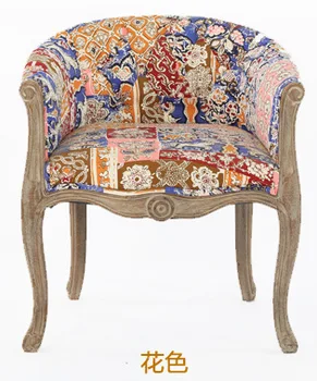 

Living Room Chairs Living Room Home Furniture solid wood coffee chair European style sofa chair chaises sillas comedor sillones