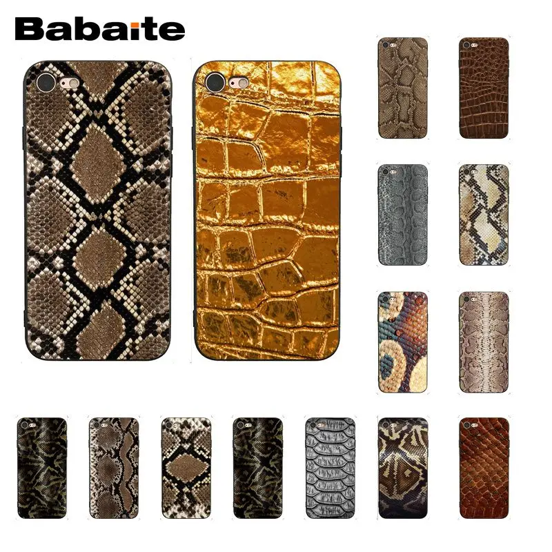 

Babaite python yellow gold Snake skin Phone Case Cover for iphone 11 Pro 11Pro Max X XS MAX 6 6s 7 7plus 8 8Plus 5 5S SE XR
