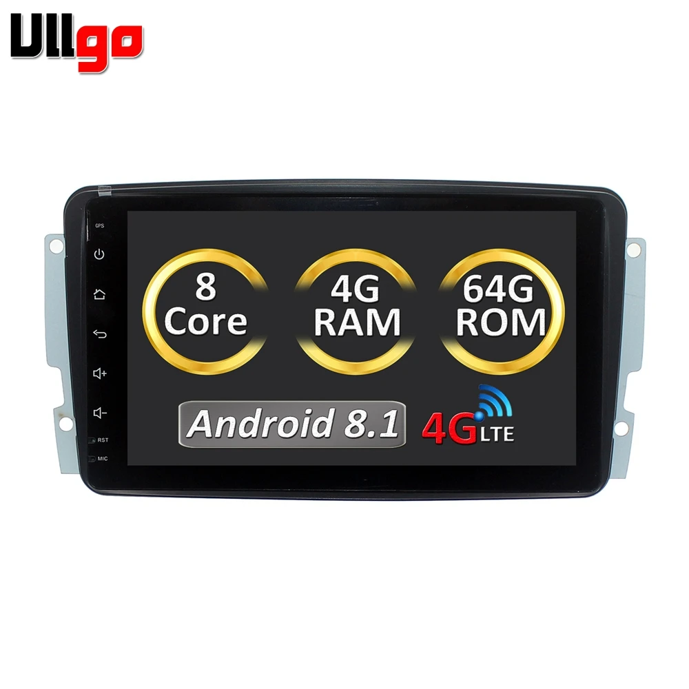 Автомагнитола 8 дюймов 4 Гб ОЗУ/64 ПЗУ Android 1 GPS для Mercedes Benz Viano Vito W203 W209 G Class W463