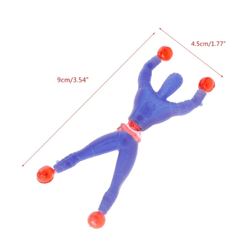 Липкий эластичный Человек-паук забавная эластичная детская игрушка скалолазание на стену супер герой фигурка 328 Акция% 312