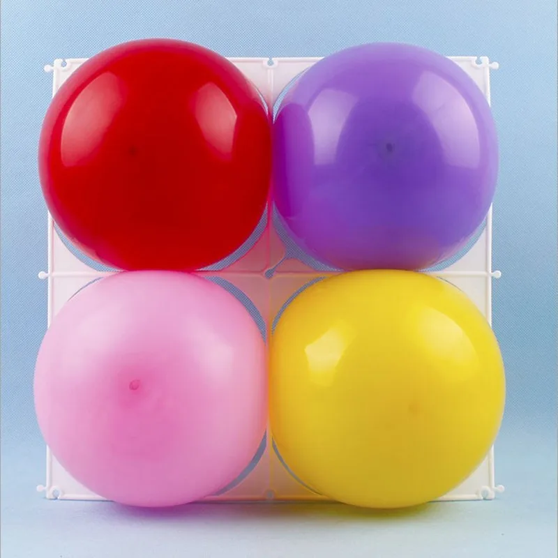 

10 Pcs/lot Balloon Wall Grids Latex Balloon Modeling Accessories Plastic 9 Holes Balloon Grid for Birthday Wedding Party Decor