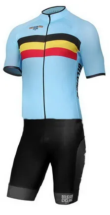 

MEN'S CYCLING WEAR CYCLING JERSEY BODY SUIT SKINSUIT WITH POWER BAND 2018 BELGIUM NATIONAL TEAM 3D GEL PAD SIZE: XS-4XL