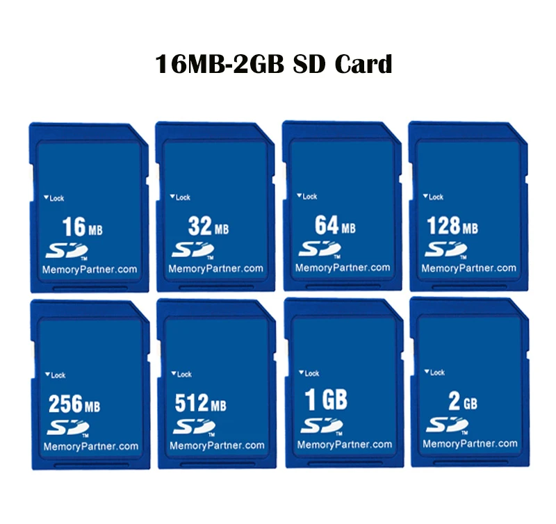 4gb memory card SD Card Memory Card 16MB 32MB 64MB 128MB 256MB 512 MB 1GB 2GB SDXC SD Secure Digital Flash Cartao de Memori Carte Free Shipping memory cards