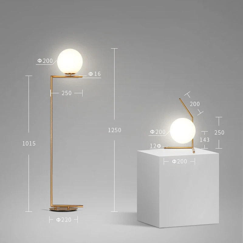 Mooielight Modern Replica Floor Lamp For Living Room glass ball LED Table Lamp For Bedroom Bedside Decoration Table Lamps - Цвет абажура: Model 10