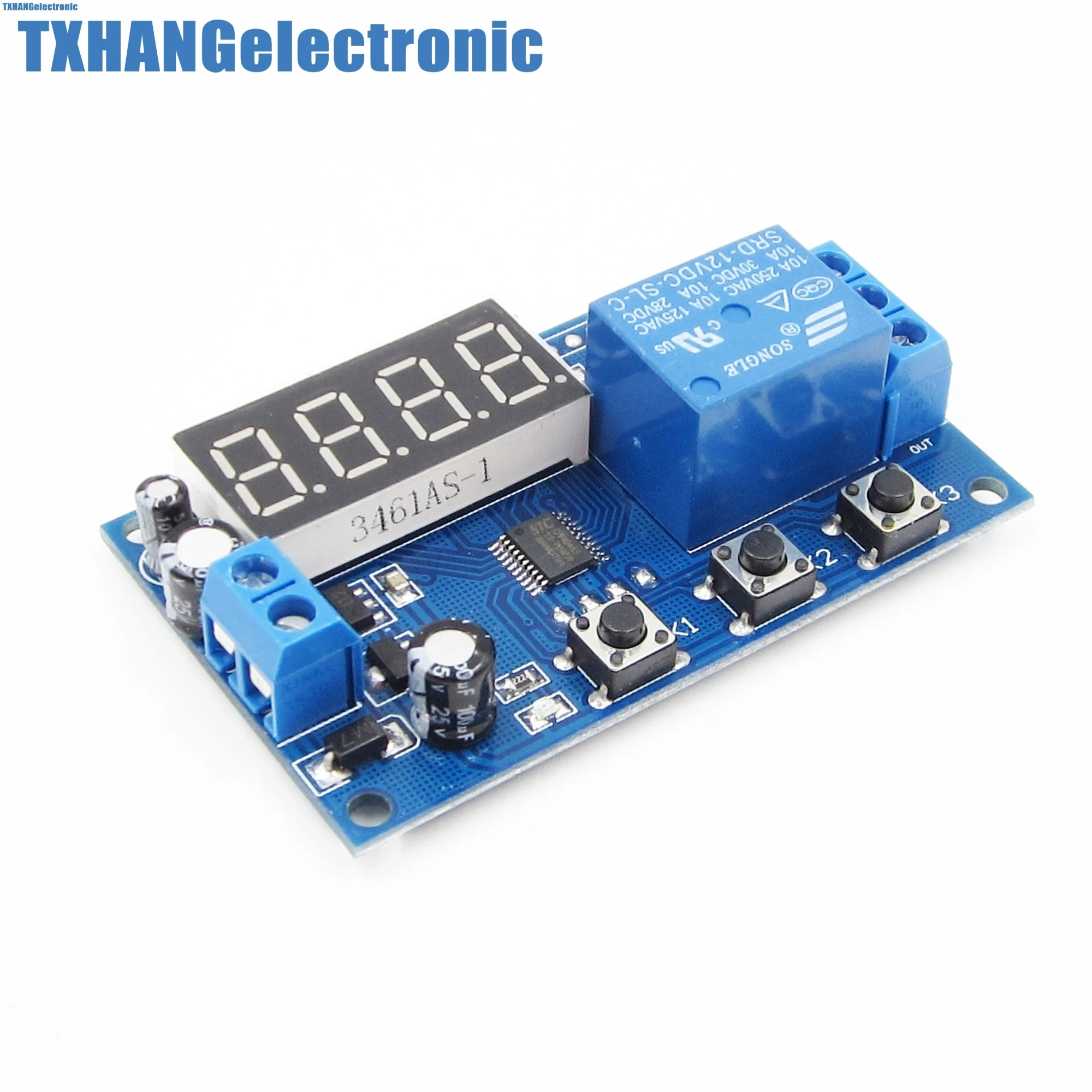 

Integrated Circuits 12V Digital LED Automation Delay Timer Control Switch Relay Module Display