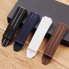 Аксессуары для часов Hublot ремешок для часов силиконовый резиновый ремешок BIG BANG мужской ремешок 25 мм* 17 мм ремешок мужской ремешок Лидирующий бренд