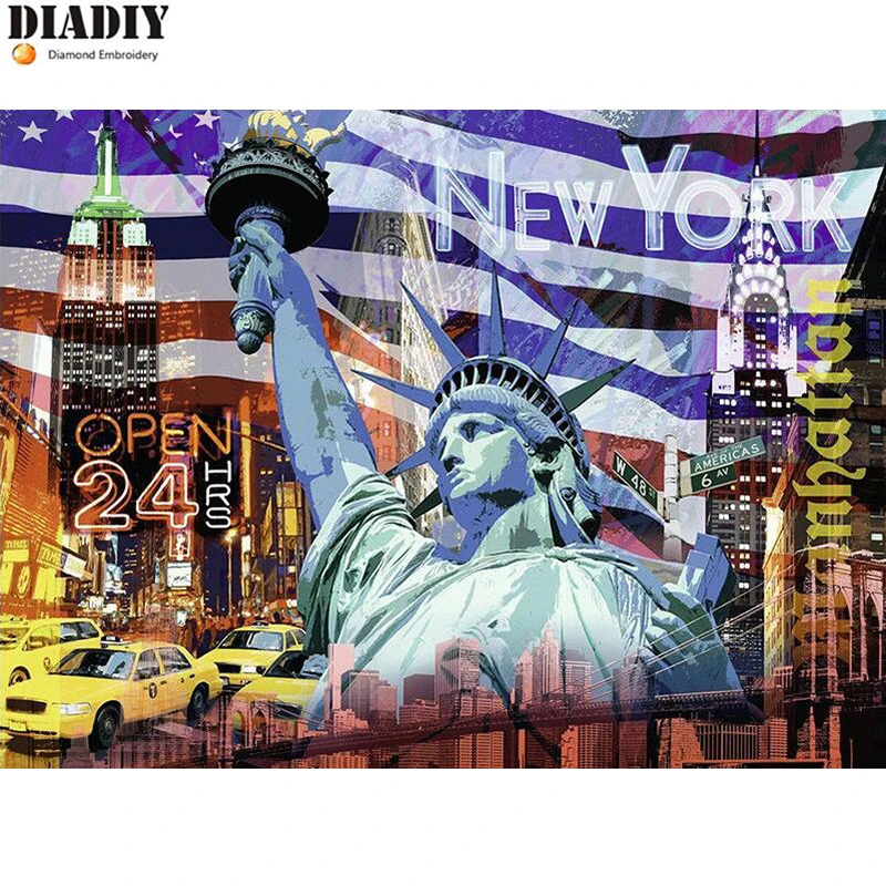 New York Statue of Liberty Diamond Painting 5d diy Diamond Embroidery