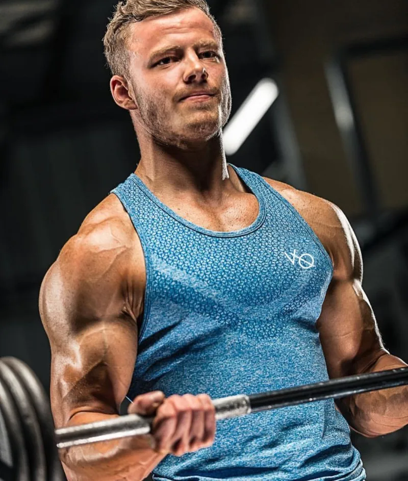 

Shirt Sleeveless Sports Top Men Running Vest Male Fitness Tanktop Cotton Mens Bodybuilding Vest Joggers Gym Man Undershirt