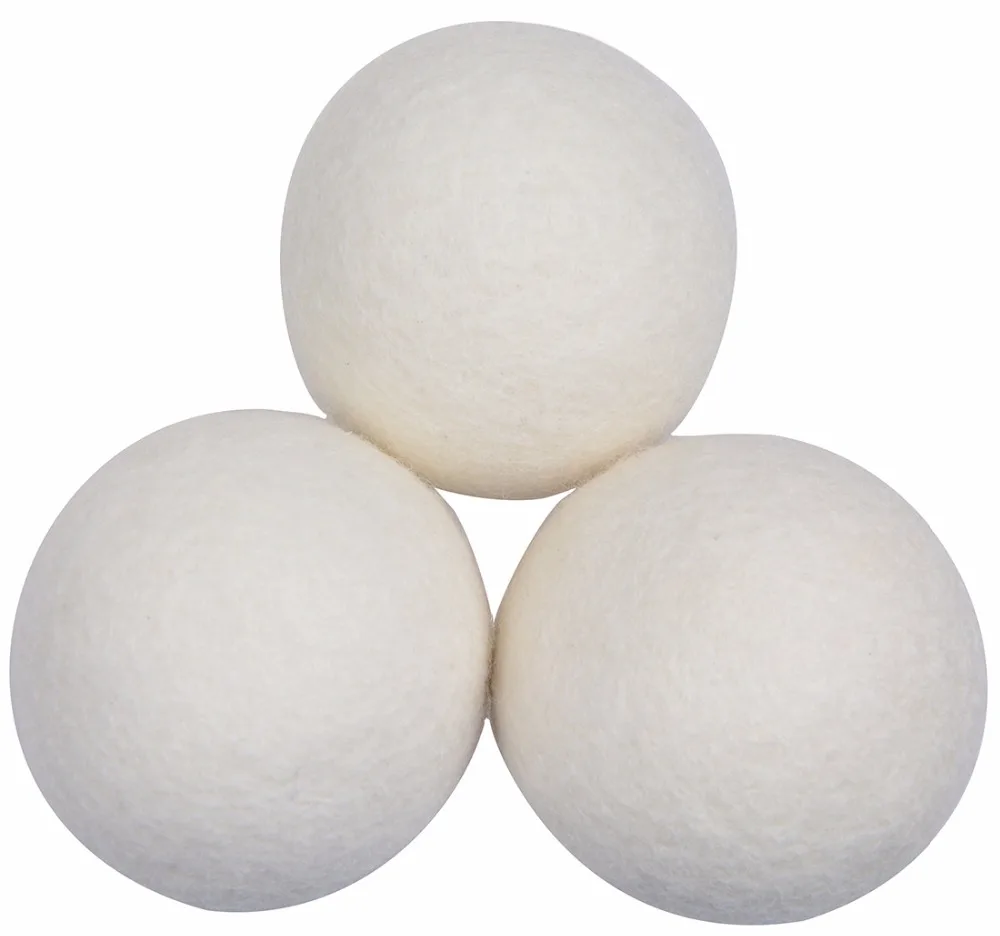 Sinland 3 шт. XL Прачечная Чистые шарики-сушилки многоразовые Natura органический материал смягчитель