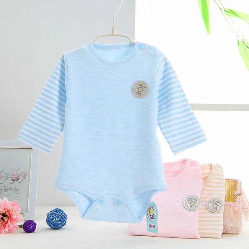 Hot Newborn Rompers Fashion Boy&Girl Clothes Triangle Climbing Clothes Cotton Baby Romper Long Sleeve Baby Clothes Free Shipping (9)