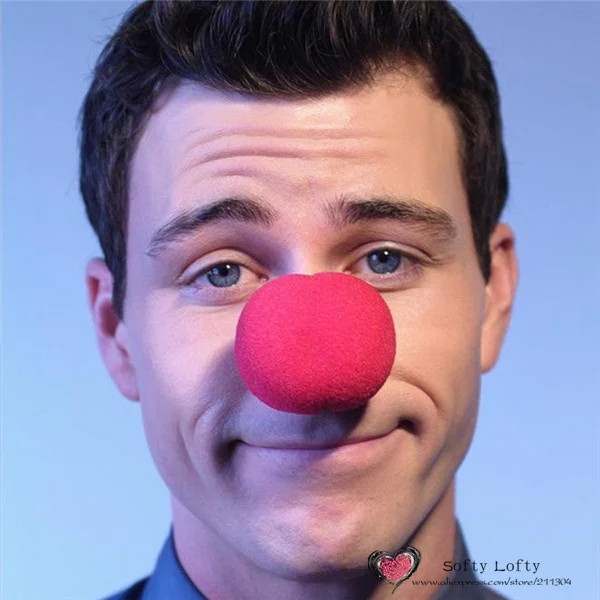 Red Foam Clown Nose - 6