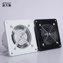 Высокоскоростной Мощный вытяжной вентилятор для ванной комнаты 4 дюйма оконный настенный вентилятор круговой ITAS9920A