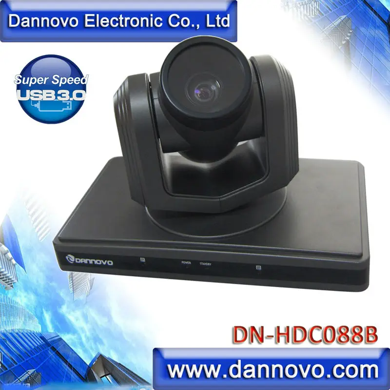 DANNOVO USB3.0 HD PTZ камера видеоконференцсвязи, 10x Оптический зум, подключи и играй, поддержка Win ОС MAC OS, Skype, Lync