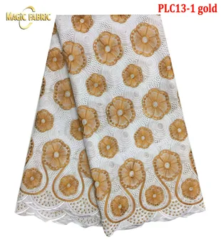 

Latest African Cotton Lace 2017 Embroidered Nigerian Cotton Swiss Lace High Quality Switzerland Lace PLC13