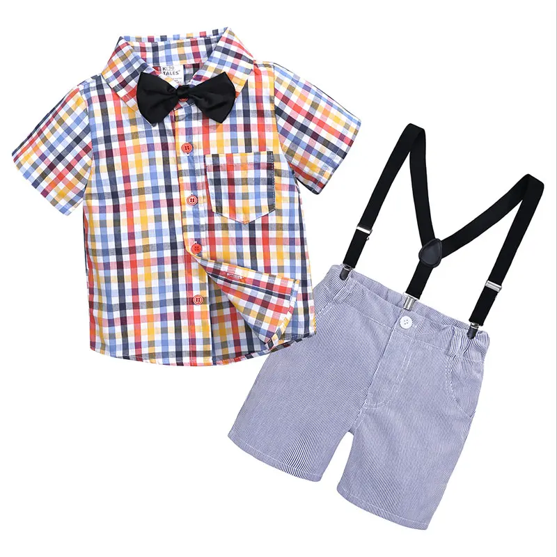 Fashion Child Boy Clothes Sets Summer Children's Set Cotton Kids Boys