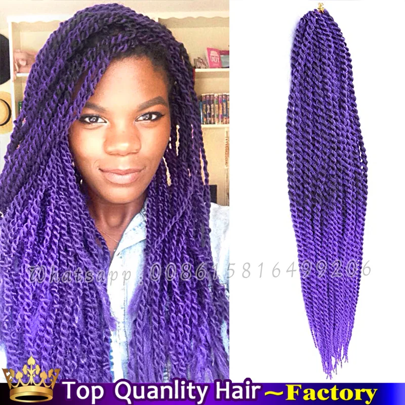 18inch Crochet Senegalese Twists Hairstyles Kanekalon Ombre