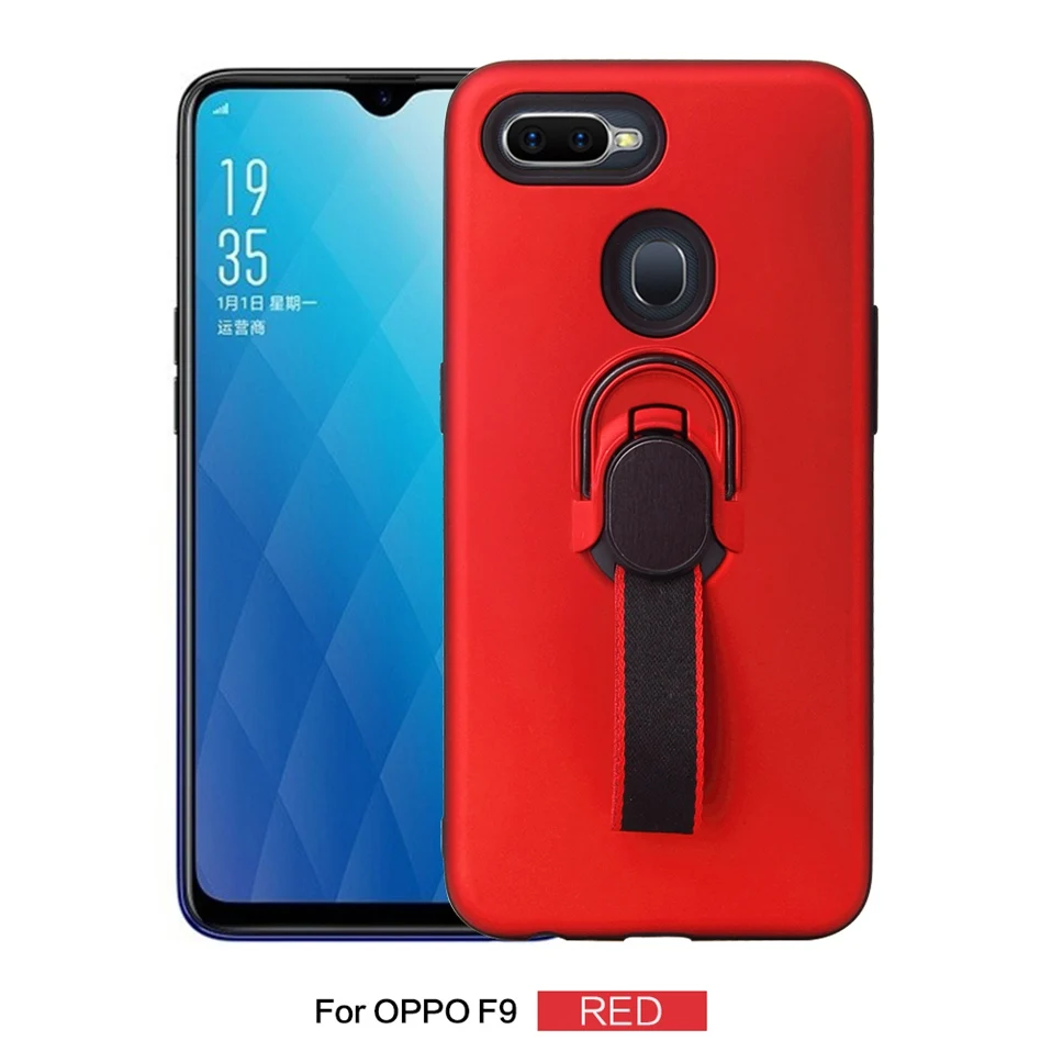 Ring Holder Case For OPPO F9 Pro F5 F7 Coque Silicone Magnetic Phone Back Case For OPPO R9S A73 A79 A3S R17 Realme 2 Pro Cover   (2)