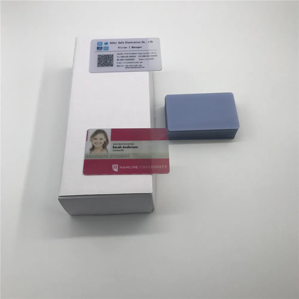 

20X Blank Plastic Transparent Inkjet printable PVC ID Card+1pc Card Tray for Epson PM-G800 Stylus Photo 1400,1410 printers