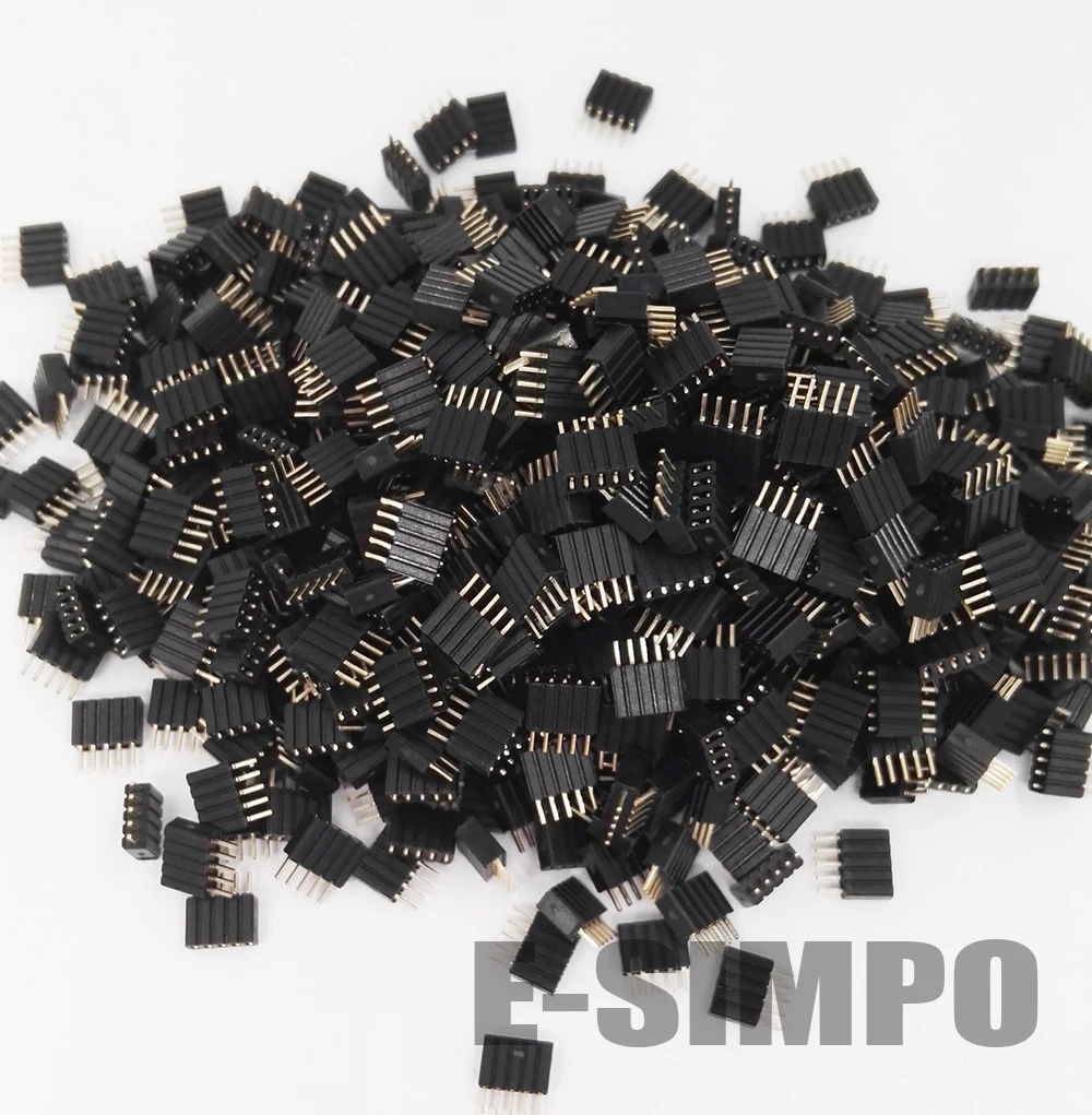 1.27 female header PH4.5MM 1X5P Straight