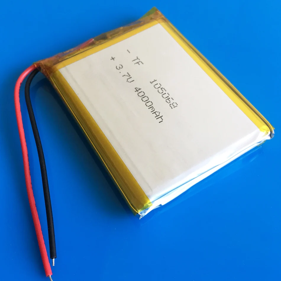 

3.7V 4000mAh lithium polymer rechargeable battery lipo cells 105068 for GPS DVD PAD power bank e-book camera tablet PC laptop