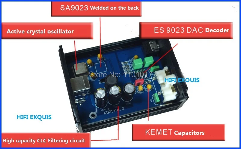 WeiLiang Breeze WBA SE1Pro USB ES9018K2MHIFI DAC 24bit 96kHz decoder HIFI EXQUIS|decoder hdtv|decoder logicdecode satellite |