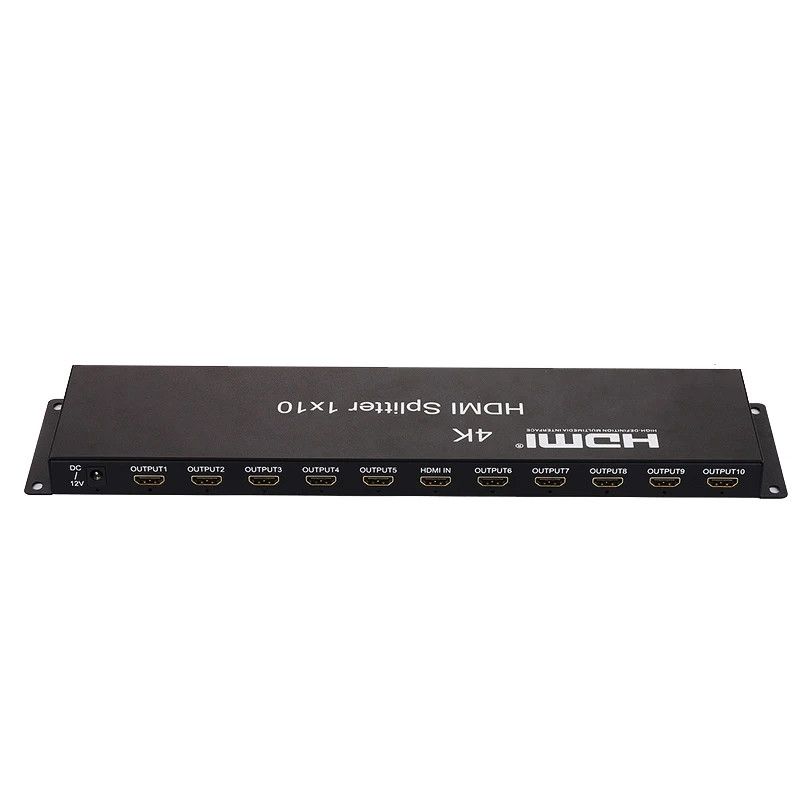2019 Новый HDMI сплиттер 1x10 Сплит 4K x 2K 1 вход 10 Выход 1080p Аудио видео преобразователь
