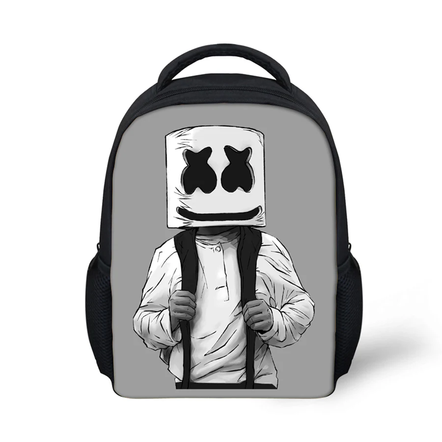Children School Bags Helmet Schoolbag For Boys Small DJ funny cute Backpack Marshmello Kid Bag Mochila Infantil Children School Bags Helmet Schoolbag For Boys Small DJ funny cute Backpack Marshmello Kid Bag Mochila Infantil