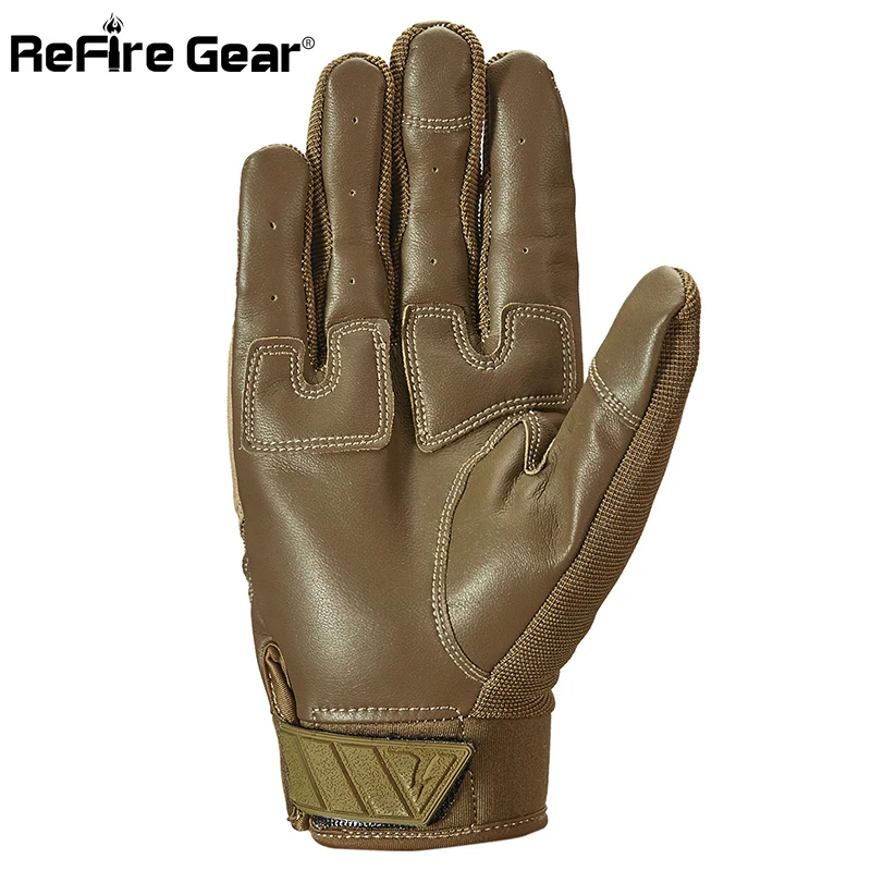 Refire gear Special Ops военные тактические перчатки для мужчин армии США Пейнтбол полный палец перчатки противоскользящие PU пальмовые бои велосипедные перчатки