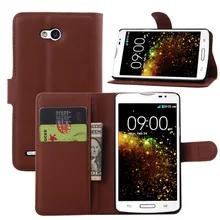 Vintage Leather Wallet Stand Case Cover for LG L80 PU Phone Bag with Mastercard Holder Capa De Celular