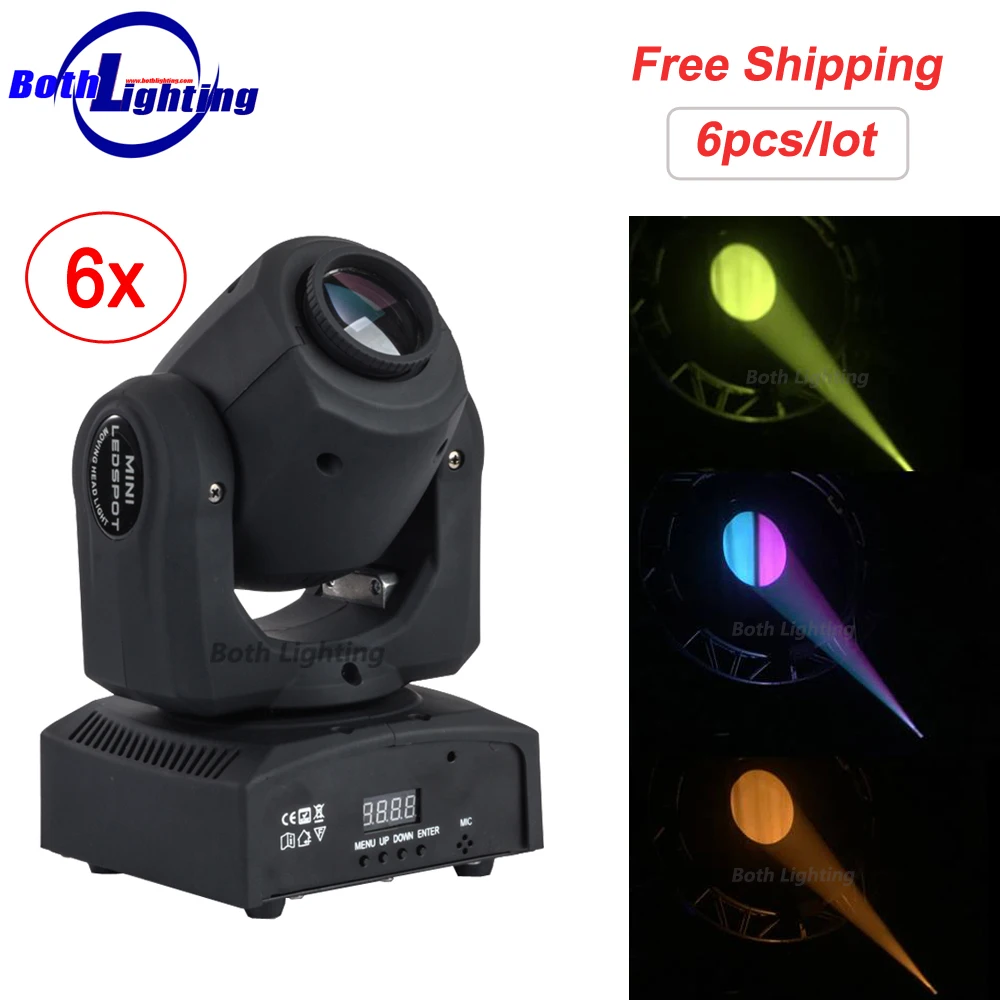 

30 Вт LED Moving Head Spot Light LED DJ Spot Light Gobo Moving HeadsLights супер яркий LED DJ Spot Light