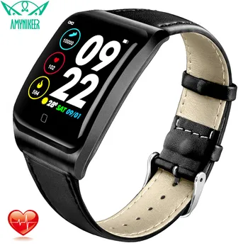 

AMYNIKEER Smart Bracelet E58 Fitness Tracker PPG+ECG Heart Rate Monitor IP68 Waterproof Smart Band Support Android IOS System