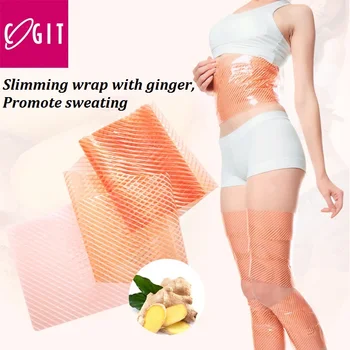 

Japan Cogit Slimming Wrap for Arm Leg Ginger oil Thigh brace Tape Fat Burning sweating Fast Weight Loss Sweat Body shape tape