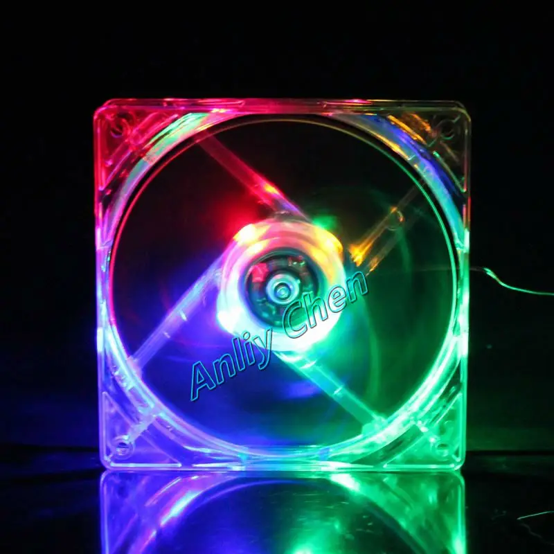 50 шт. партия GDT белый корпус DC 120x25 мм 120 12025S 4Pin 12V LED Бесщеточный вентилятор