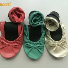 Свадебная складная обувь со стелькой и сумкой, принтованная упаковка