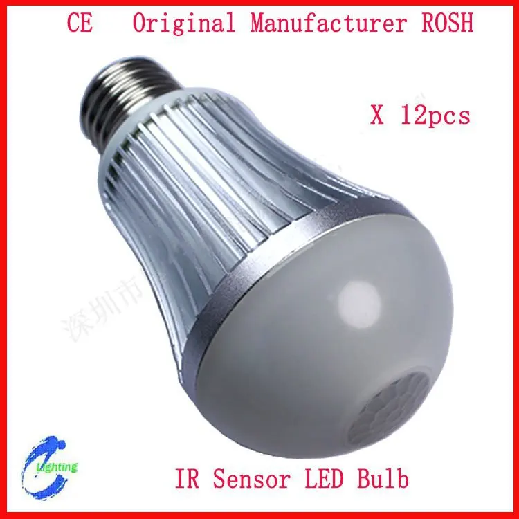 6Watt 9Watt IR Sensor LED Bulbin LED Bulbs & Tubes from Lights