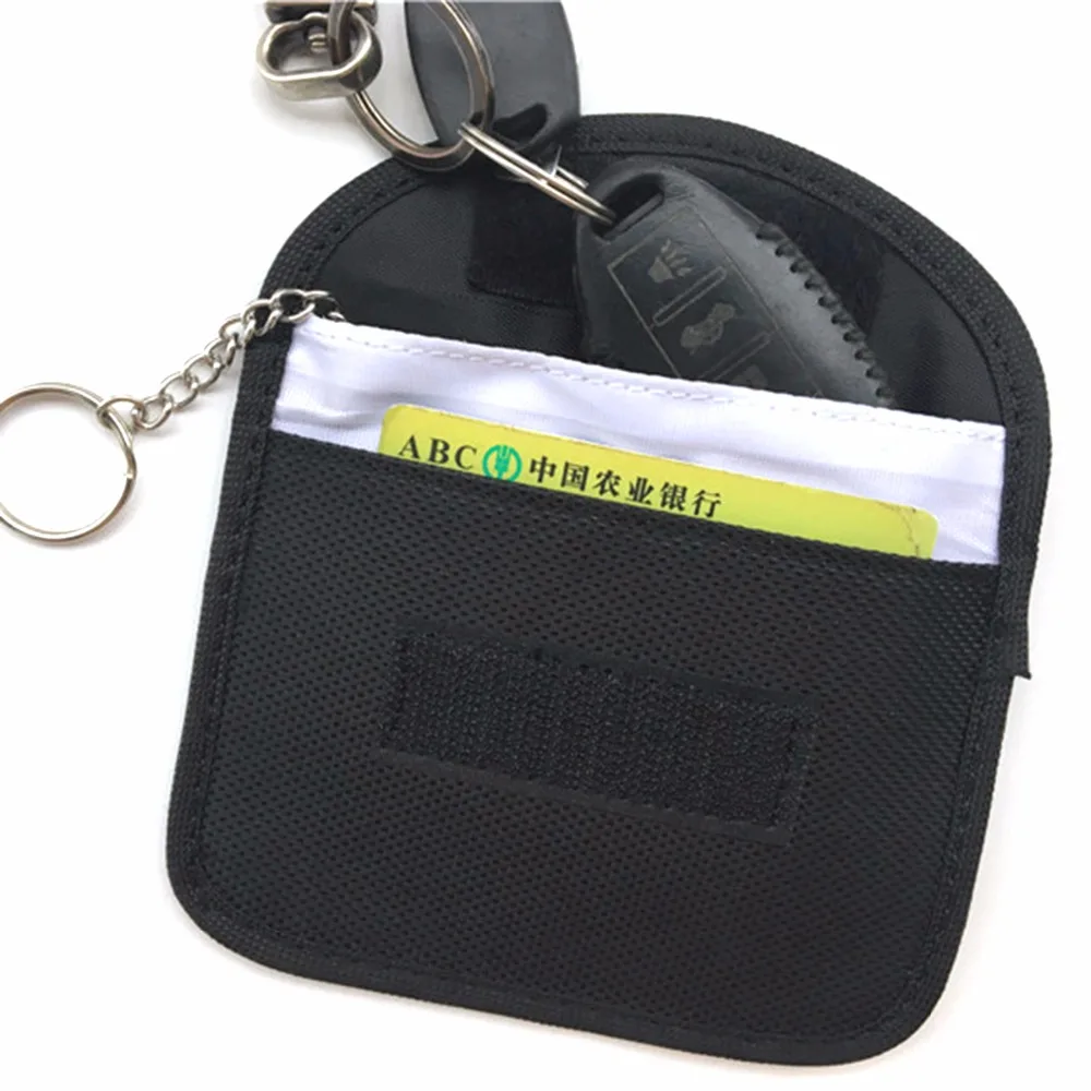 

Phone RFID Signal Shielding Blocker Bag Remote Car Key Sensor Jammer Card Storage Pouch Safe Protection Pregnant Women With Ring
